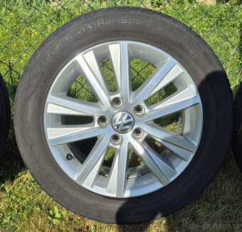 Al disky 5x112 originál VW + letní pneu 205/55/R16 - 3