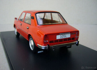 Škoda 105 L WHITEBOX 1:24 - ČERVENÁ - 3
