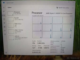 Herní PC | Ryzen 5 3600 XT, RX 6700 XT, 32GB, 1TB SSD - 3