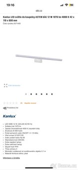 Kalnux LED koupelnové světlo – nové, nepoužité (3 KS) - 3