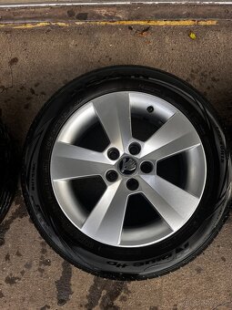 Alu disky R15 ORIGINÁL ŠKODA s letními pneu - 3