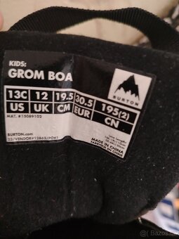 Boty snowboard dětské vel. 30,5 - 3