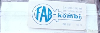 Sada 2 zámku FAB + 6 klíčů+ vysací zámek. - 3