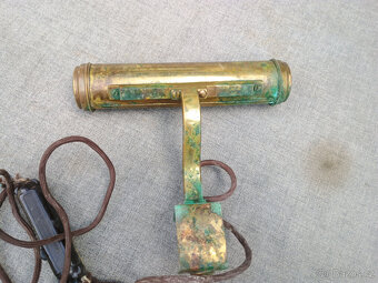 Stará mosazná lampička - 3