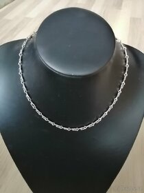 Stříbrný náhrdelník s náramkem a naušnicemi - 3
