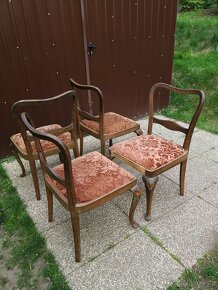 Starožitné židle k renovaci_cena za kus - 3