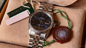 Rolex Datejust 16234 Modrý Sunburst, Bílé Zlato - 3