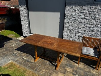 Teak stůl GENTLE 150-200 x 90cm , - 3