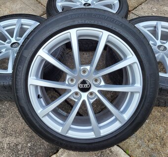 Originál 17" Audi A6 VW Škoda 5x112 letní pneu 5,5-6mm - 3
