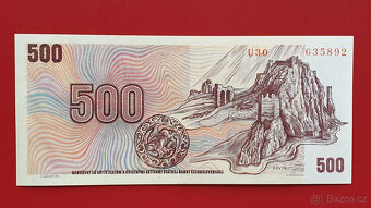 500 korun 1973 Československo UNC - 3