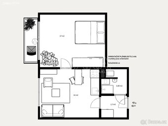 🏡 K PRONÁJMU | 2+kk 40 m² | České Budějovice – Šumava - 3