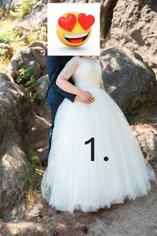 Svatební šaty - možnost výběru ze tří variant - 3