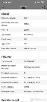 Herni notebook Asus TUF A15 na dily - 3