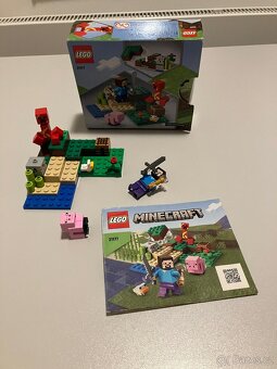 LEGO Minecraft 21177 – Útok Creepera (The Creeper Ambush) - 3