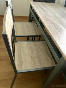 Jídelní stůl s židlemi Möbelix - 3