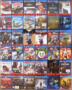 Hry na Playstation PS4+PS5 seznam rozdělen na 3 inzeráty - 3