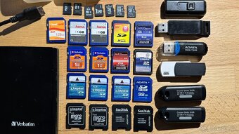 SD karty, USB disky, HDD Verbatim 1TB - 3