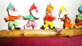 Skleněné figurky trpaslíci Ž.Brod Brichta - 3