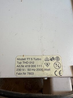 3x elektrický přímotop (2x Sencor a 1x Technotherm) - 3
