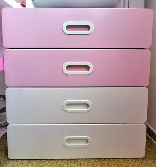 3x skříňka se šuplíky IKEA, Stuva (různé barvy) - 3