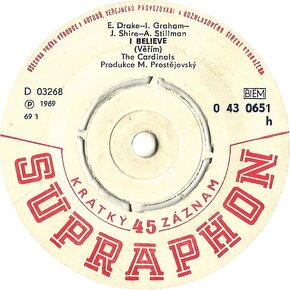 The Cardinals – I Believe (Věřím) / Let There Be Love (SP) - 3