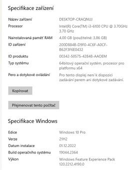 DELL Optiplex 7440 + zdarma Lenovo ThinkCentre - 3