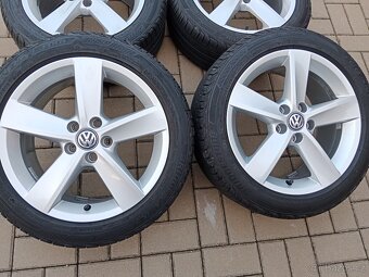 alu kola 5x100 r16 VW Polo a letní 215/45/16 - 3