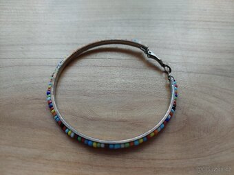 Barevná retro náušnice či náramek či bůhvíco - SLEVA - 3