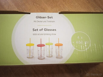 Prodám levně nové nepoužité skleničky s víčkem - 3