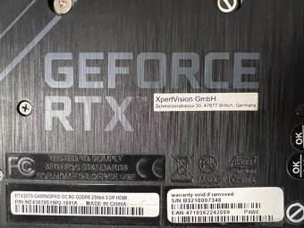 Palit RTX 3070 GamingPro 8 Gb - 3