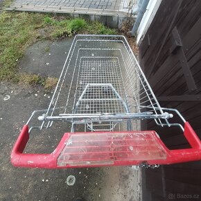 Prodám nákupní košík vozik velký na kolečkách - 3