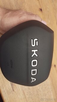 Airbag řidiče Škoda s nápisem ŠKODA nový originální - 3