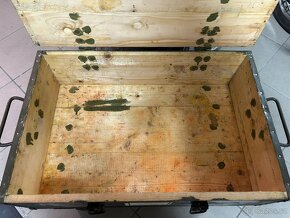 Dřevěná vojenská bedna ČSLA / AČR armádní - 3