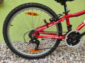 Značkové dětské kolo Kellys 24" (červená) - 3