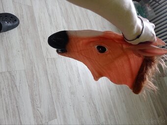 Koňská párty maska z latexu - 3