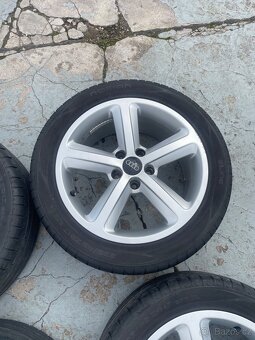 Originál alu kola AUDI 7,5Jx17” ET43 5x112 pneu 235/45/17 - 3