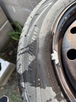 Obuté plechové disky 4x100 R15 - 3