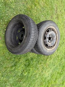 Prodám obuté Plecháče 165/70 R14 - 3