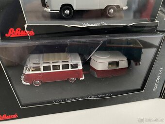 Schuco 1:43 VW Volkswagen T1 T2 Transporter Caravan - 3