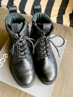 Kožené zimní boty Ecco - 3