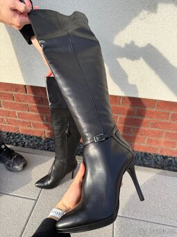 Kožené kozačky Classico&Bellezza - nenošené - vel. 39 - 3