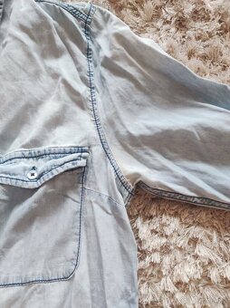 Delší riflová košile, velikost S/M - 3