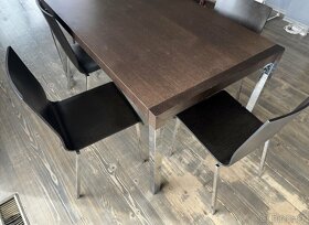 Jídelní stůl, židle, barové židle - 3