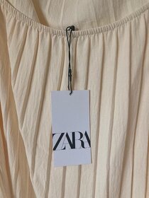 Krásné šaty plisované za krk zn. Zara - nové - vel-L - 3