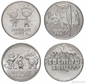 Sada mincí 25 rublů olympiáda v Soči 2014 - 3