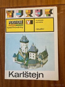 Plastické vystřihovánky Karlštejn, Pražský hrad, ... - 3