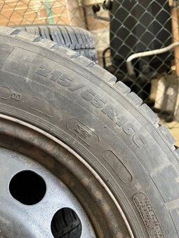Sada kol 7Jx16 5x108 ET16 s pneu 215 65 R16C - 3