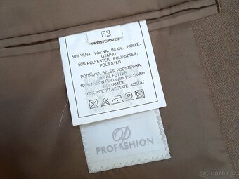 Pánský oblek Prostějov PROFASHION vel.52 - 3