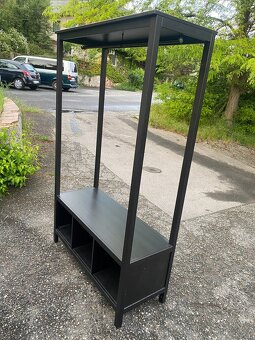 Otevřená šatní skříň IKEA Hemnes - černohnědá - 3