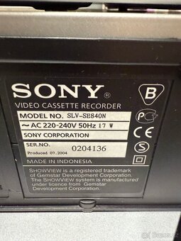 - Sestava Sony (VHS/DVD/Receiver) - - 3